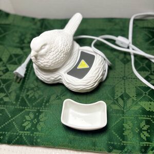 Scentsy White Birds of a Feather 2 Piece Lighted Wax Warmer